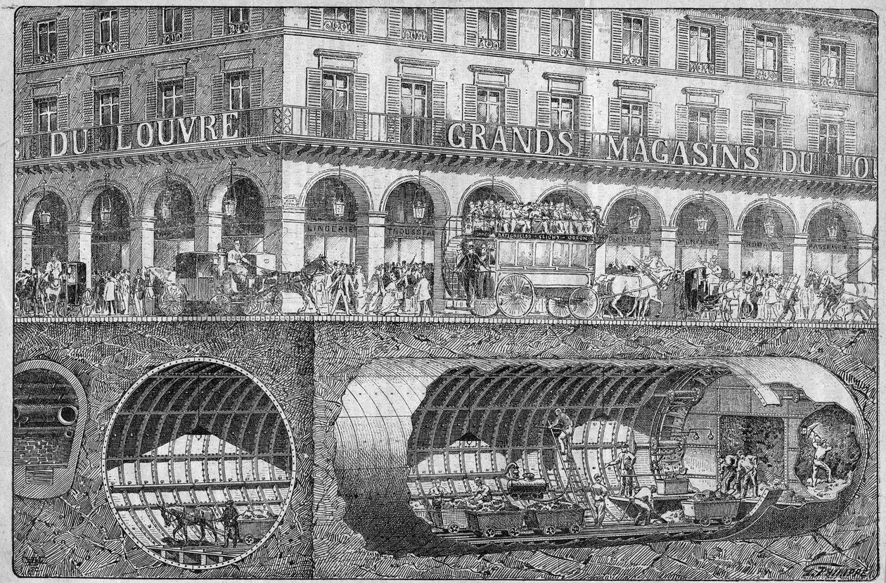 Transport publiczny w Paryżu autorstwa French School