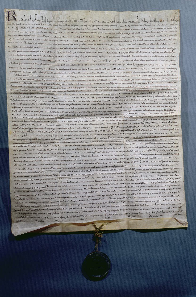 Ratyfikacja przez Raymonda VII (1197-1249) hrabiego Tuluzy traktatu z Meaux, c.1229 autorstwa French School