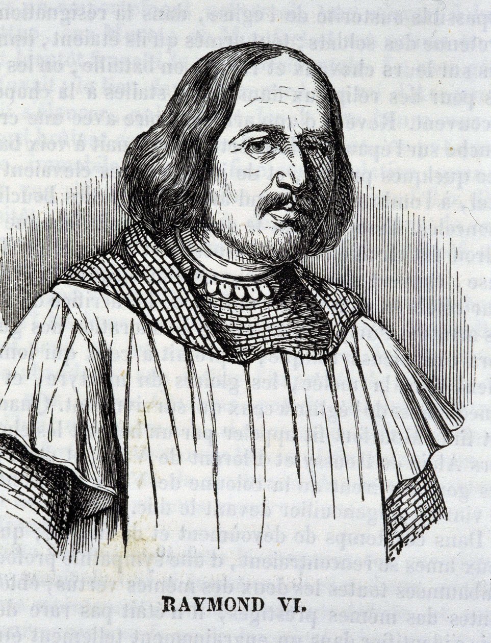 Raymond VI w „Mozaice południa”, Tuluza autorstwa French School