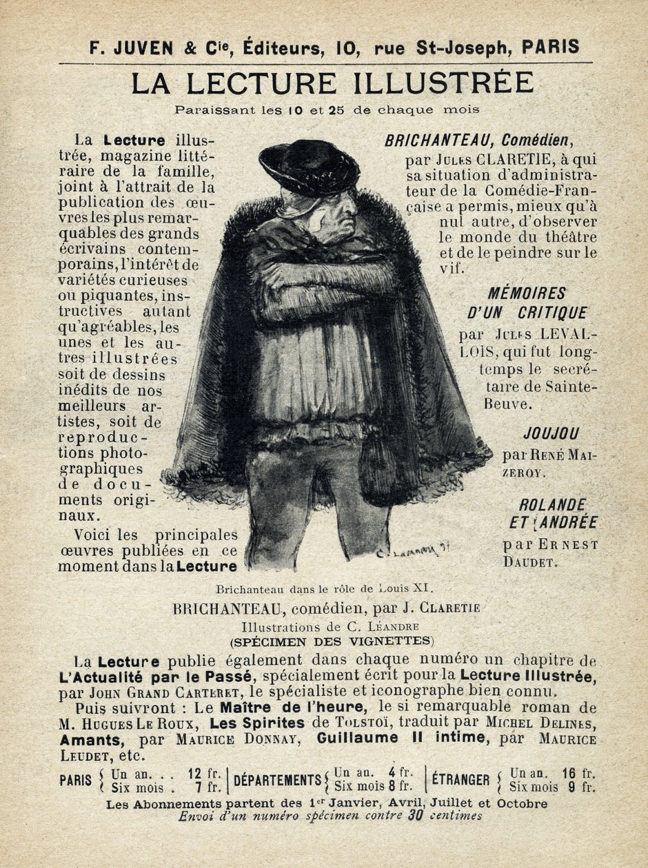 Czytanie ilustrowane. Publikacja w "Tales de Pantruche et d