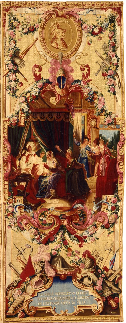 Gobelin Regence Gobelins z historią Don Kichota, 1717-18 autorstwa French School