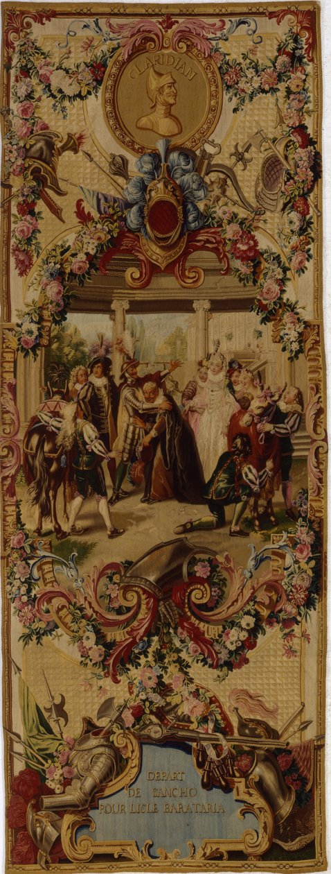 Gobelin Regence Gobelins z historią Don Kichota, 1717-18 autorstwa French School