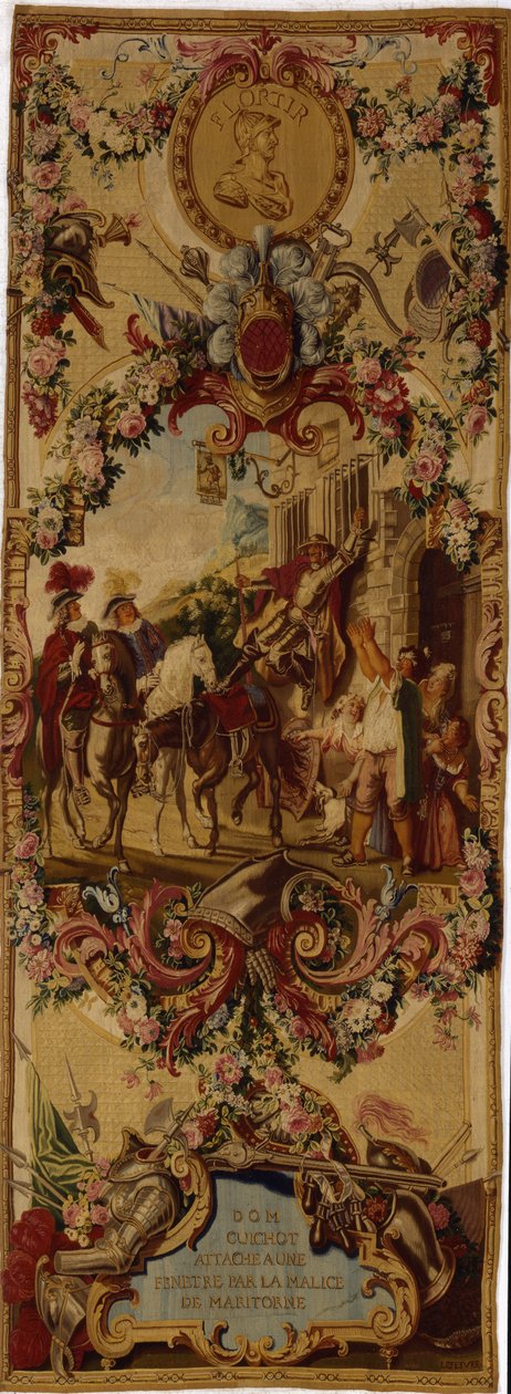 Gobelin Regence Gobelins z historią Don Kichota, 1717-18 autorstwa French School