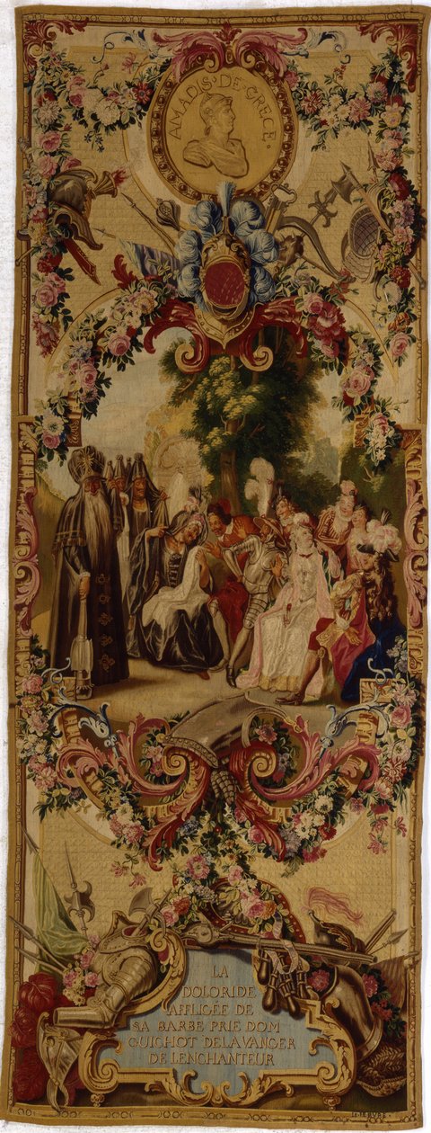 Gobelin Regence Gobelins z historią Don Kichota, 1717-18 autorstwa French School