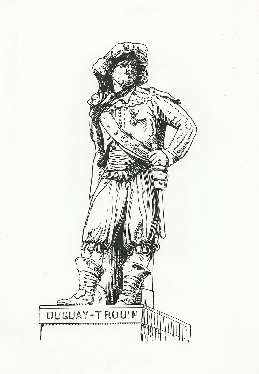 René Duguay-Trouin (grawerowanie) autorstwa French School