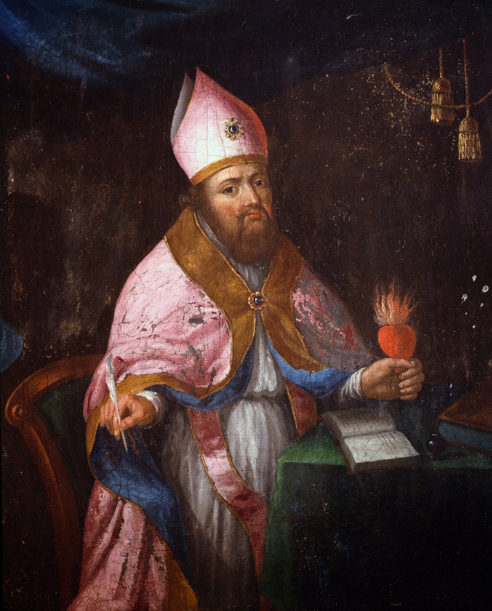 Reprezentacja św. Franciszka Salezego (1567-1622) ma zamiar pisać autorstwa French School