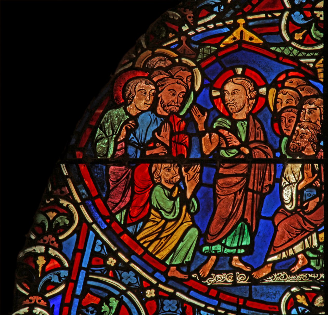 Cykl zmartwychwstania — Chrystus ukazuje się swoim uczniom (w0) autorstwa French School