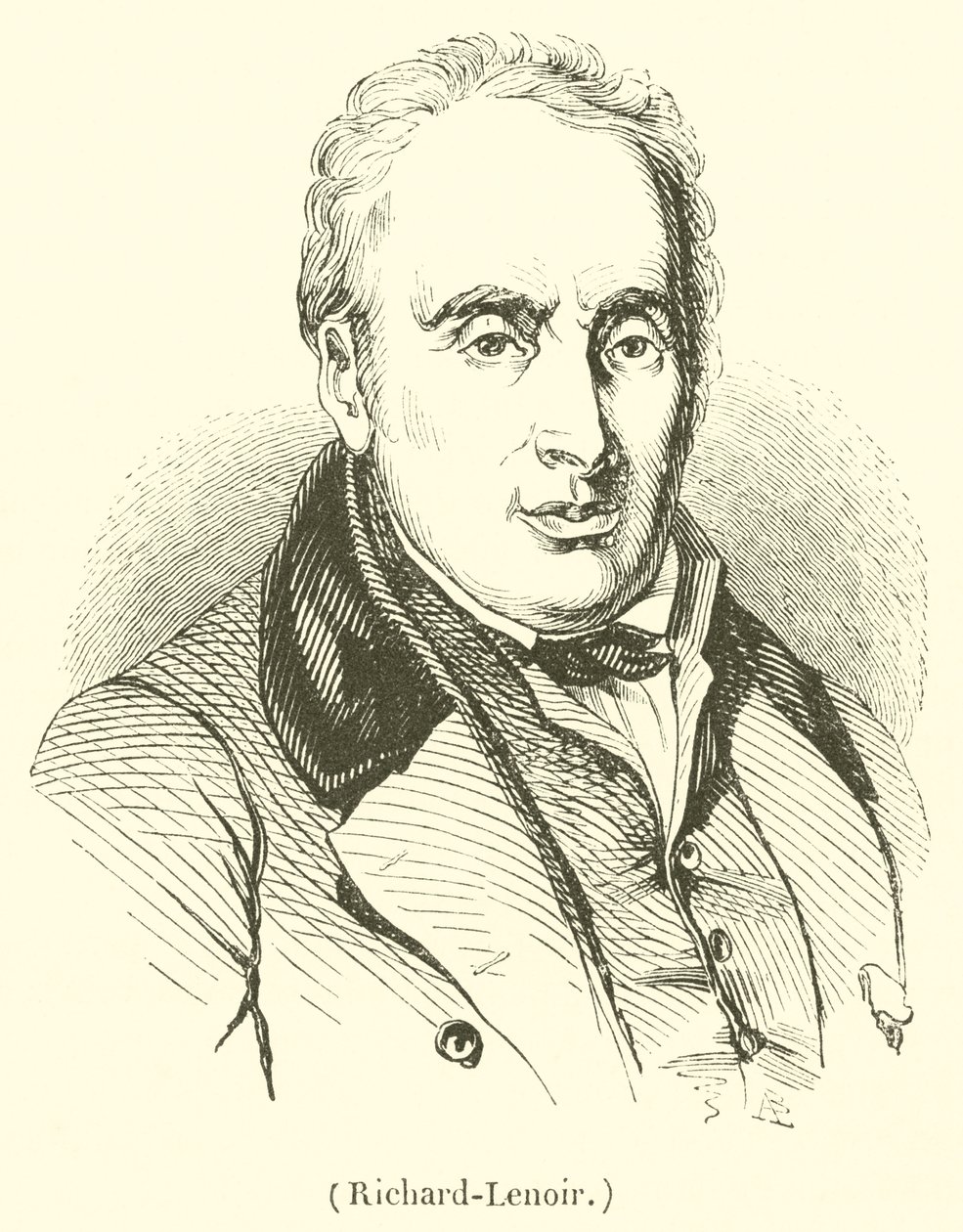 Richard-Lenoir (grawerunek) autorstwa French School