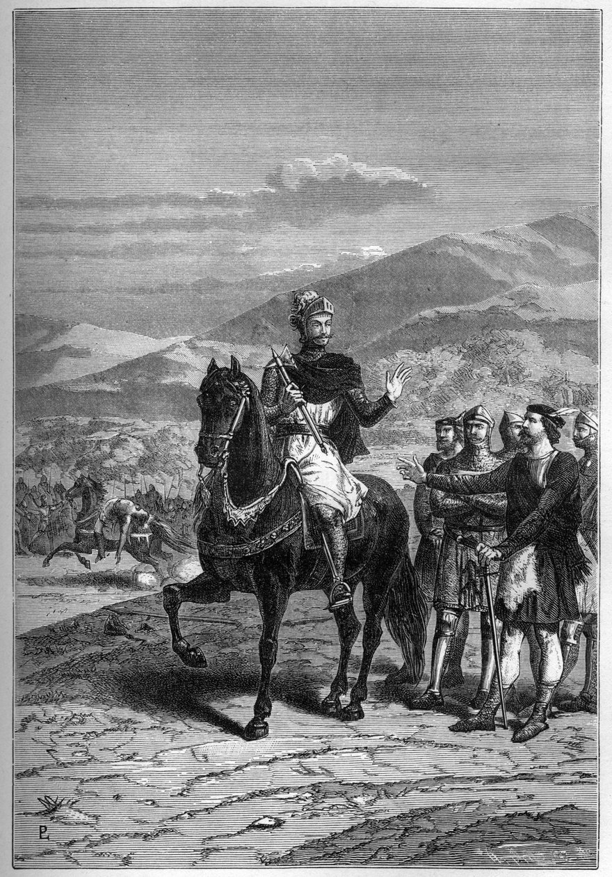 Robert Bruce przed Bannockburn, 1313, Szkocja - Robert I ze Szkocji autorstwa French School