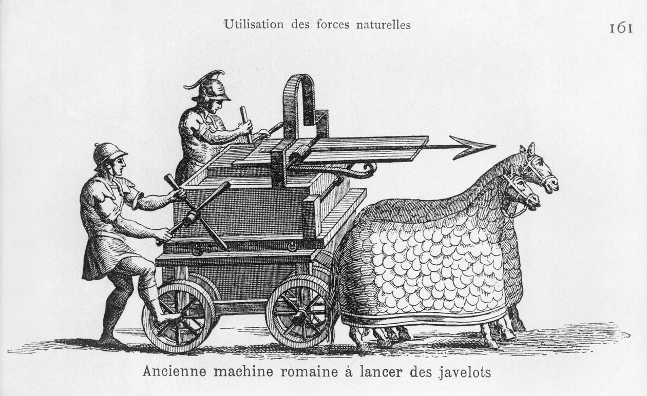 Rzymska machina wojenna do strzelania z oszczepów autorstwa French School