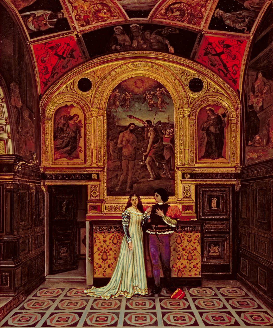 Romeo i Julia, ok. 1860-70 autorstwa French School