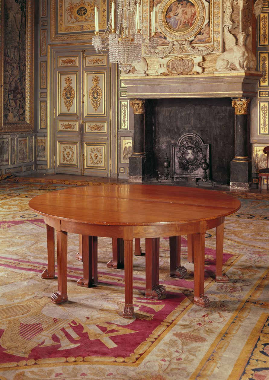 Okrągły stół w stylu okresu dyrekcji, 1795-99 autorstwa French School