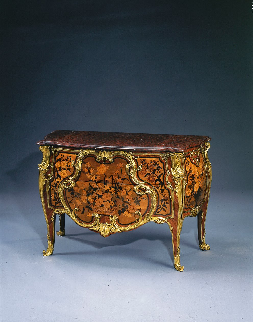 Komoda królewska Ludwika XV, ok. 1757 autorstwa French School