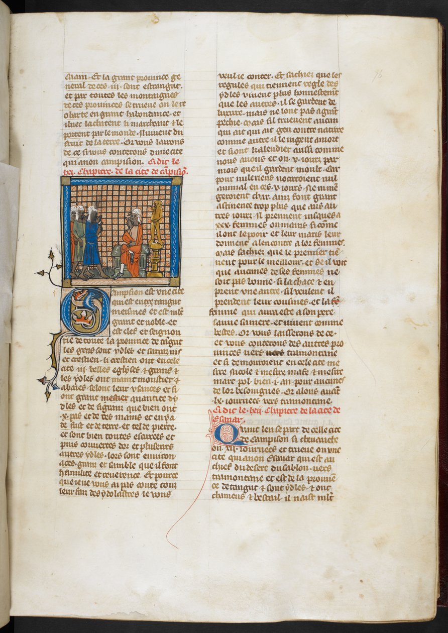 Royal MS 19 DI, f.76r, Roman d