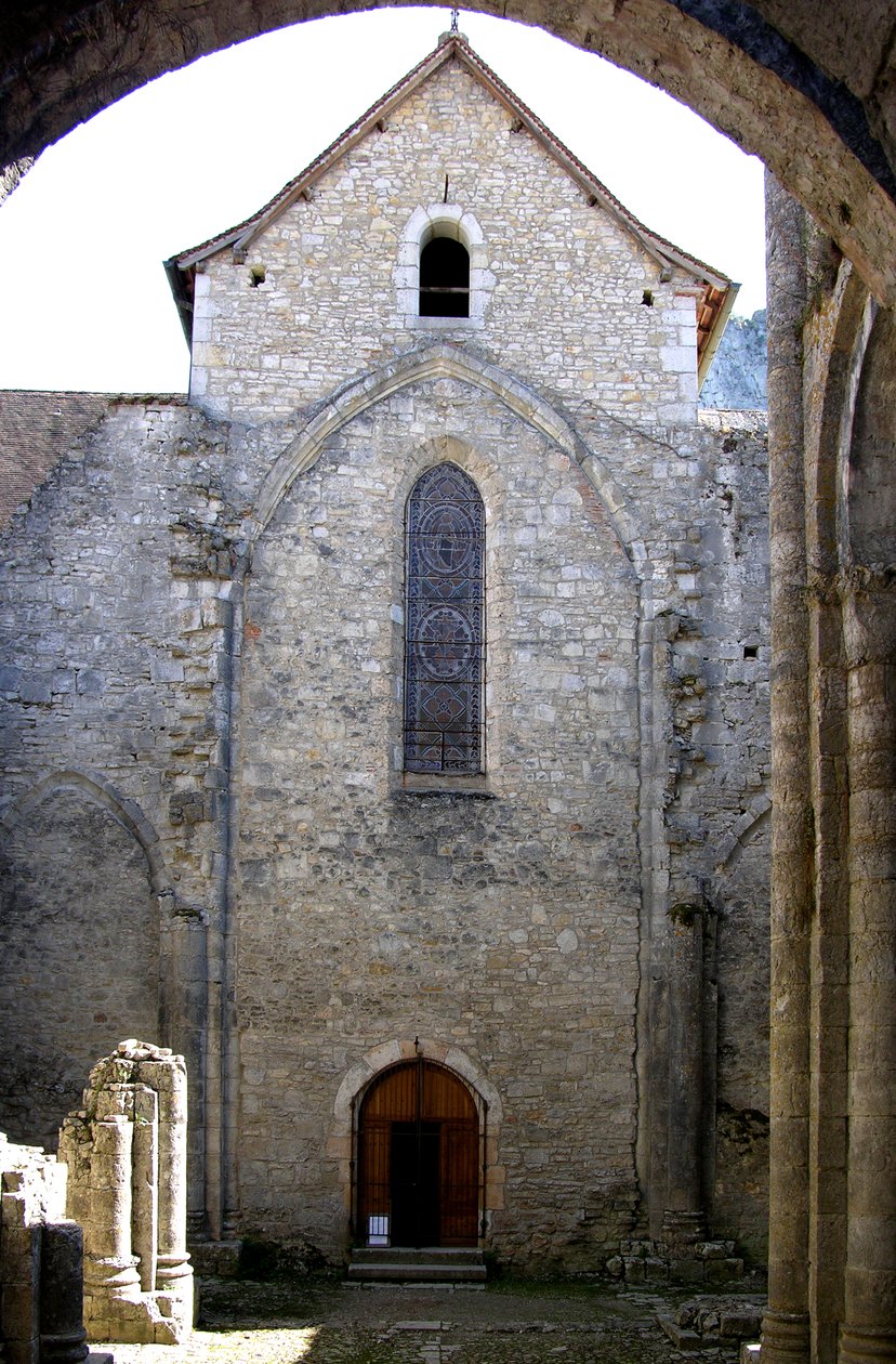 Ruiny Opactwa Benedyktynów autorstwa French School