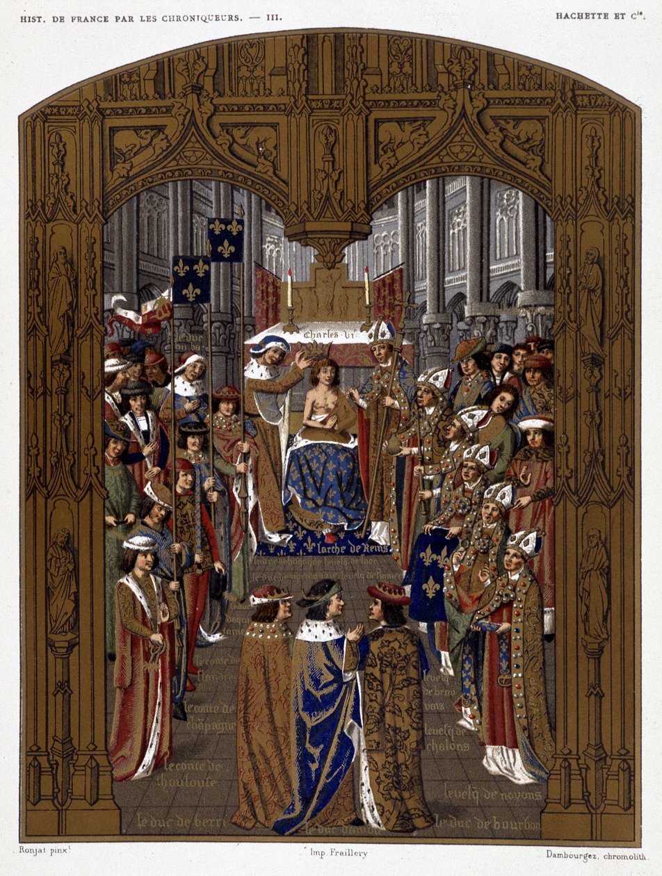 Koronacja Karola VI (1380) - w "Les Chroniqueurs de l