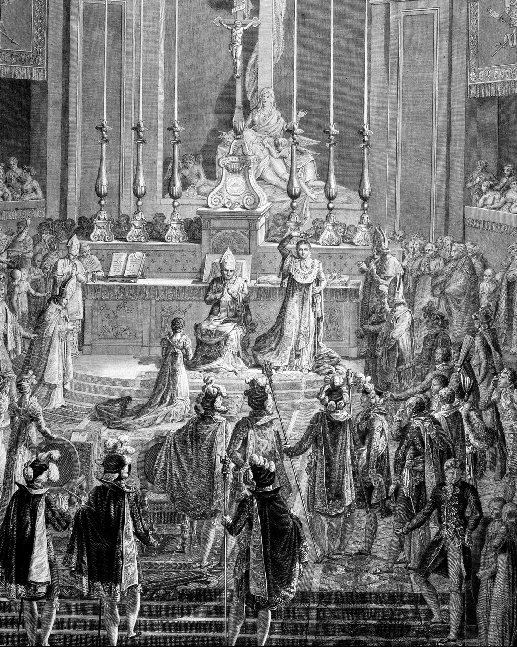 Sacre Napoleona I autorstwa French School