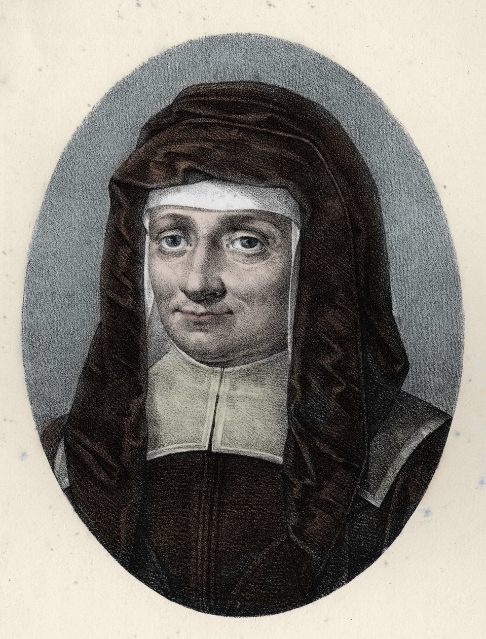 Św. Ludwika de Marillac, wdowa po Antoine le Gras (1591-1660). autorstwa French School