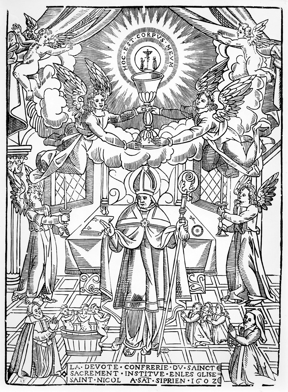 Święty Mikołaj, 1602 autorstwa French School