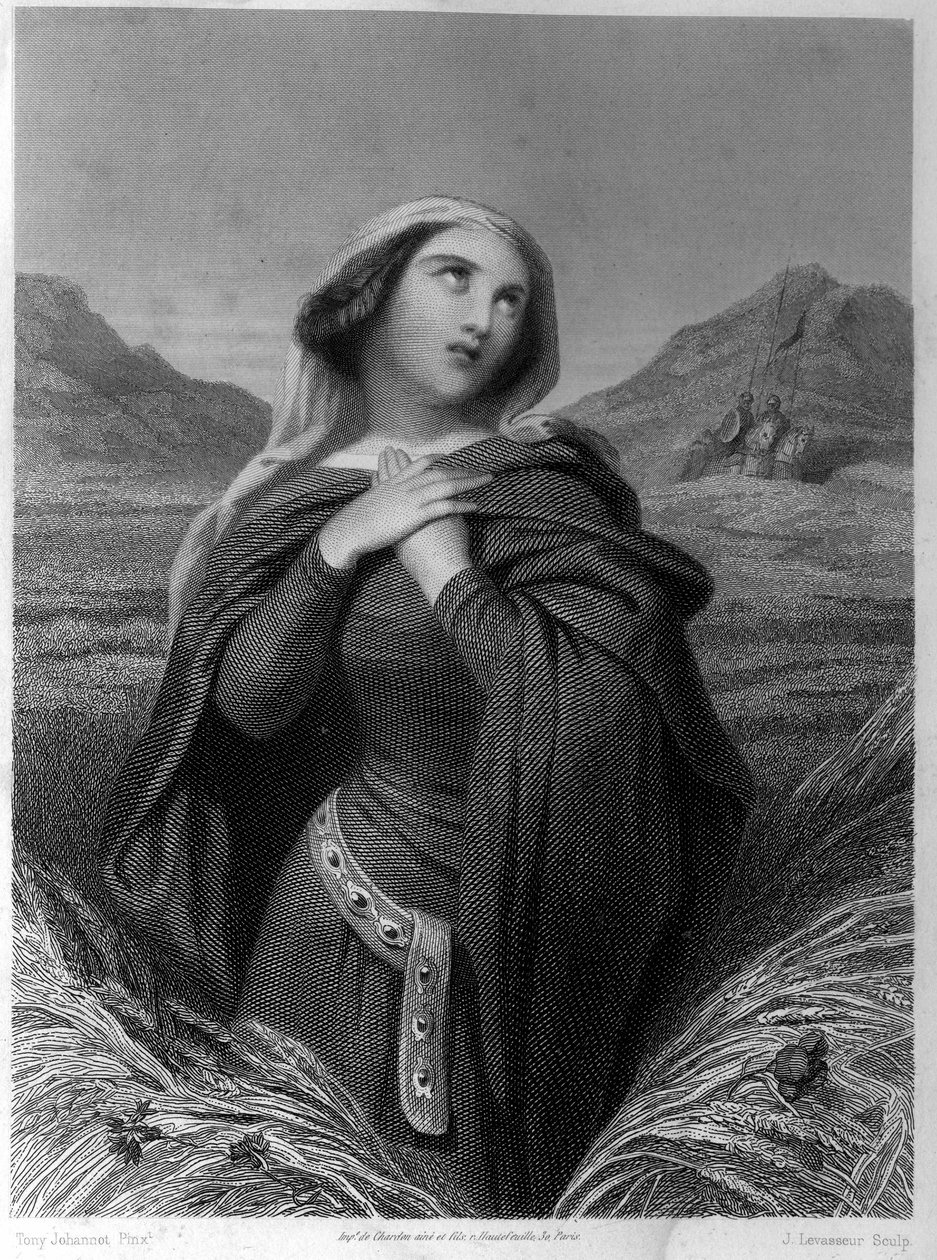 Św Adelajda lub Adelajda Burgundii (931-999) w „”Świętych Kobietach”” autorstwa French School