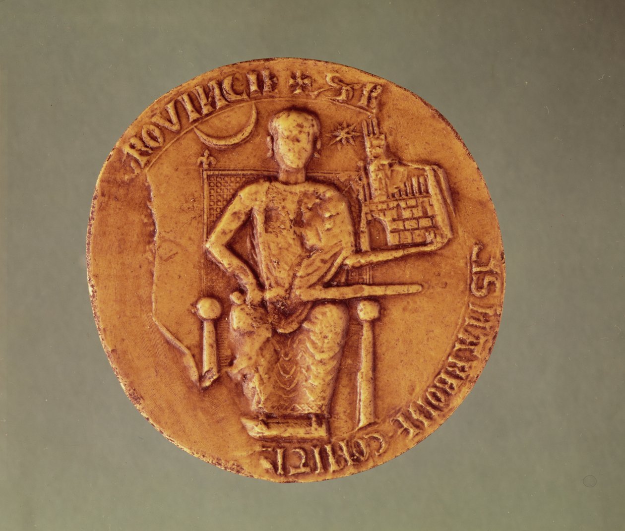 Pieczęć Rajmunda VI (1156-1222) hrabiego Tuluzy, 1204 autorstwa French School