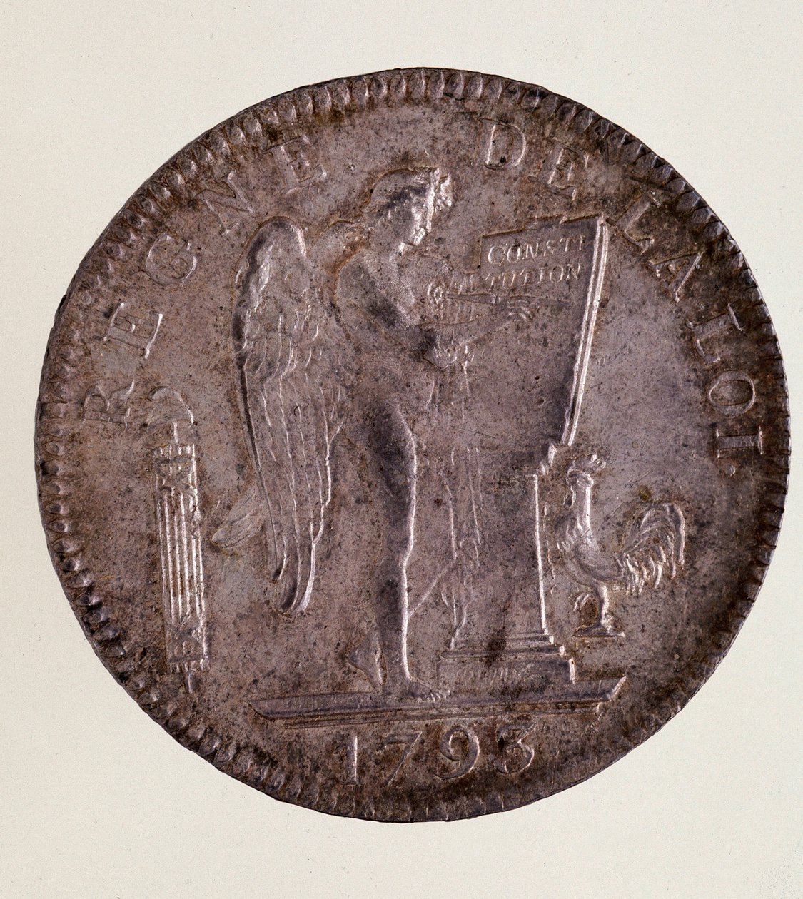 Srebrne francuskie ecu (scude), republika francuska (1793-1804) autorstwa French School