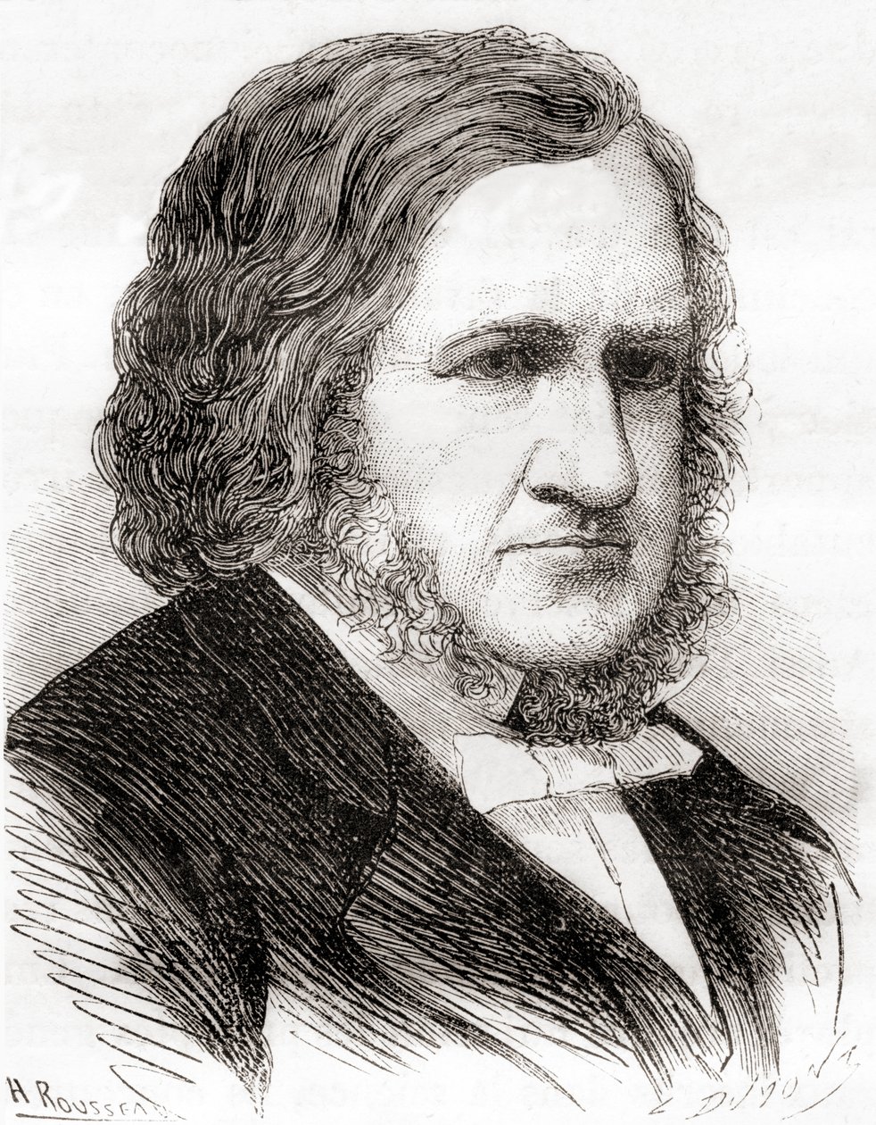 Sir James Young Simpson, z „Cudów nauki”, opublikowany ok. 1870 r. (lito) autorstwa French School