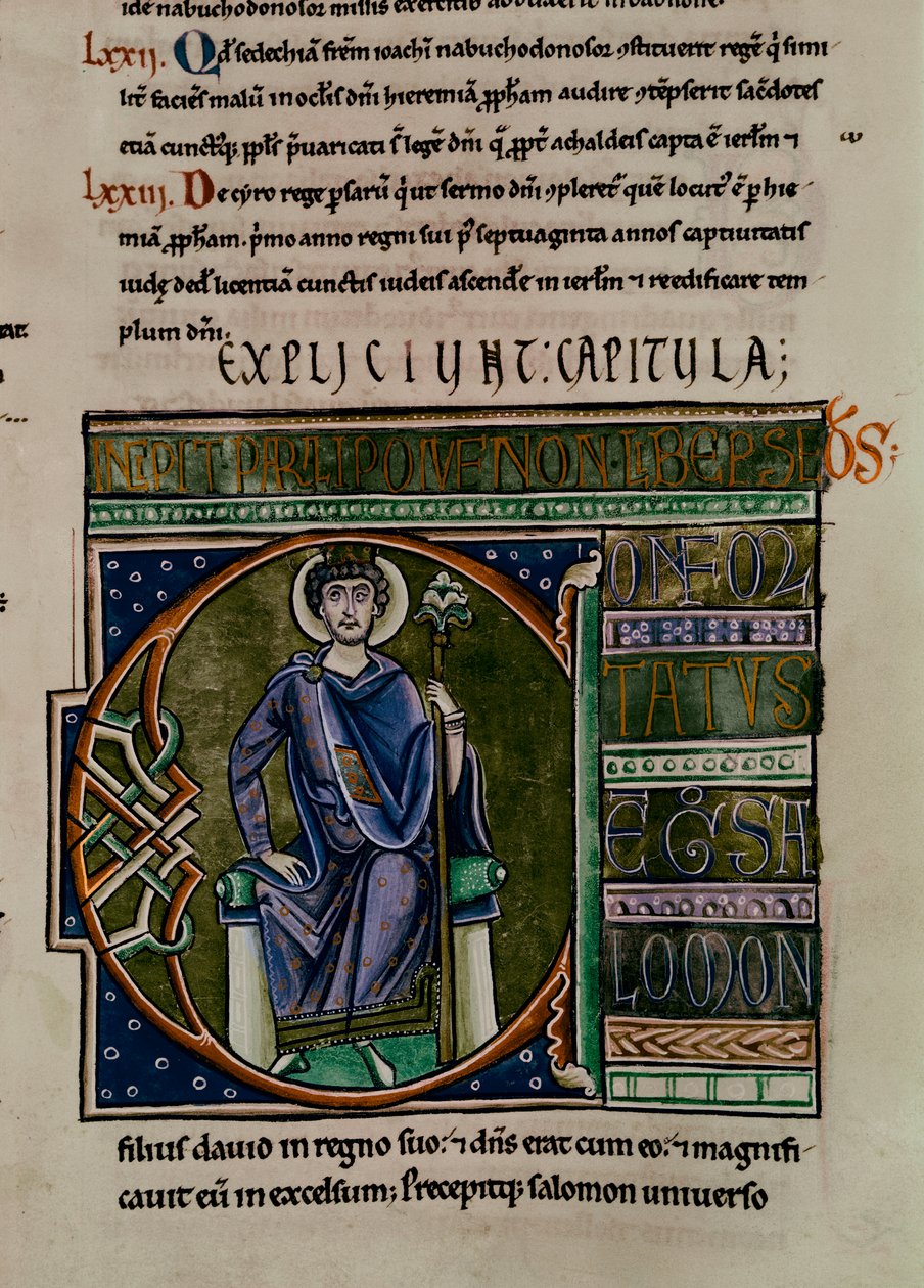 Salomon z Biblii Souvigny