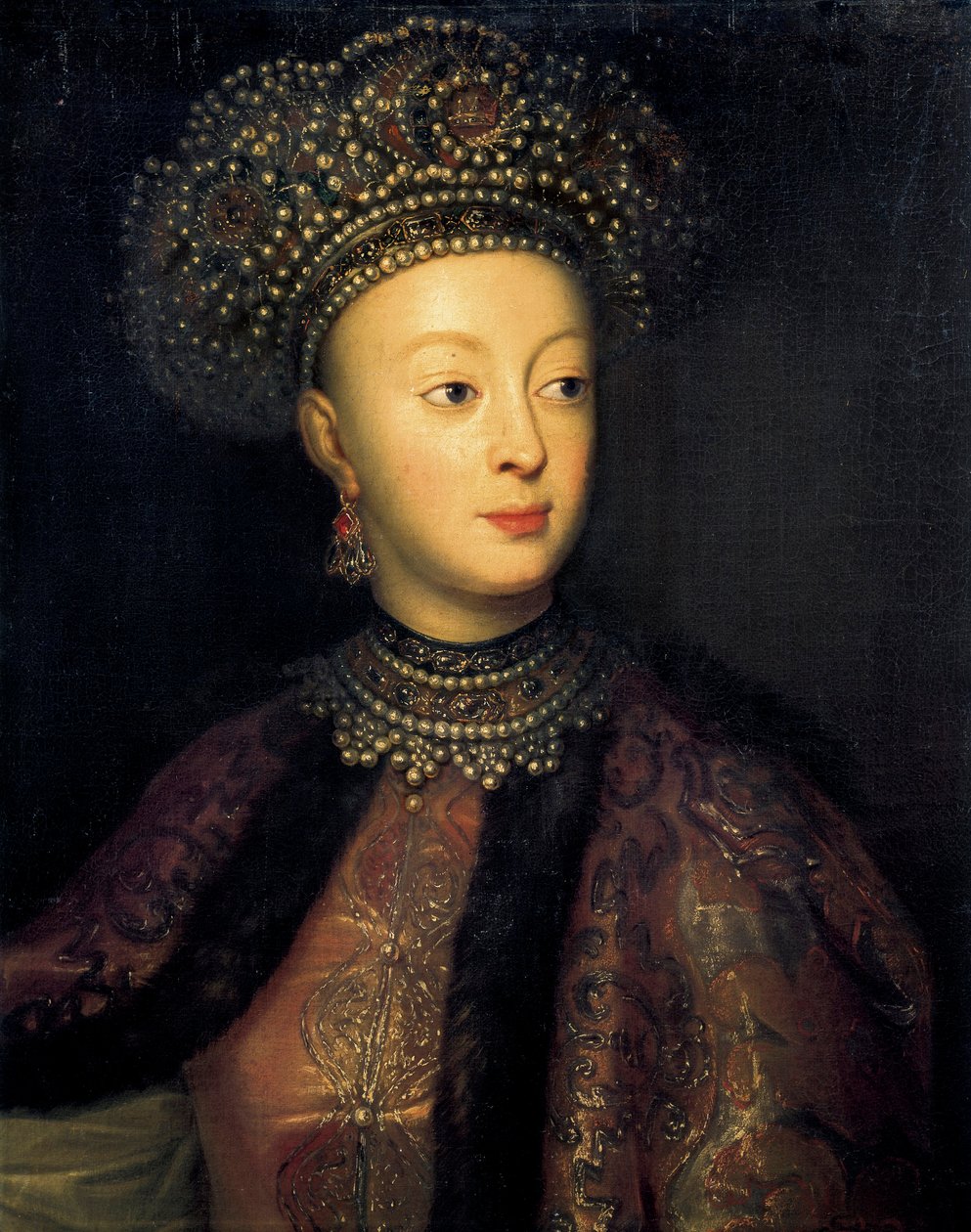 Zofia Aleksiejewna z Rosji (olej na płótnie) autorstwa French School