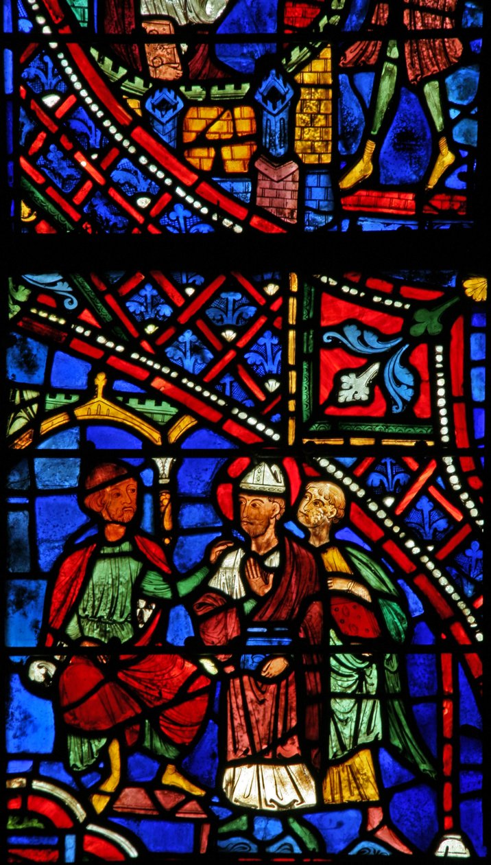 Św. Apollinaire: spotyka Rufusa (w36) autorstwa French School