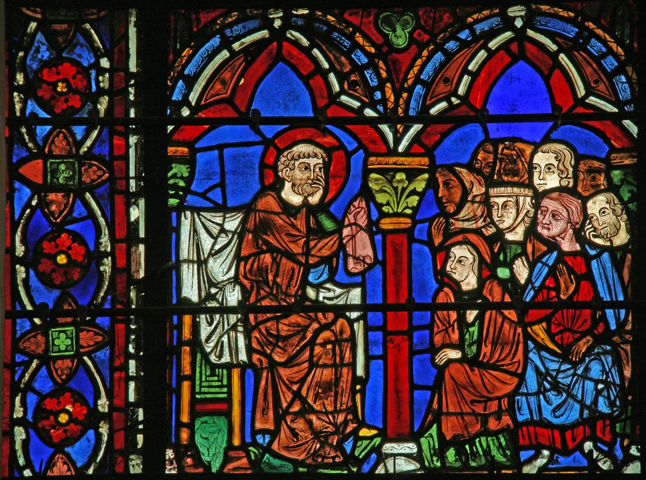 Okno św. Cherona: głoszenie (w15) autorstwa French School
