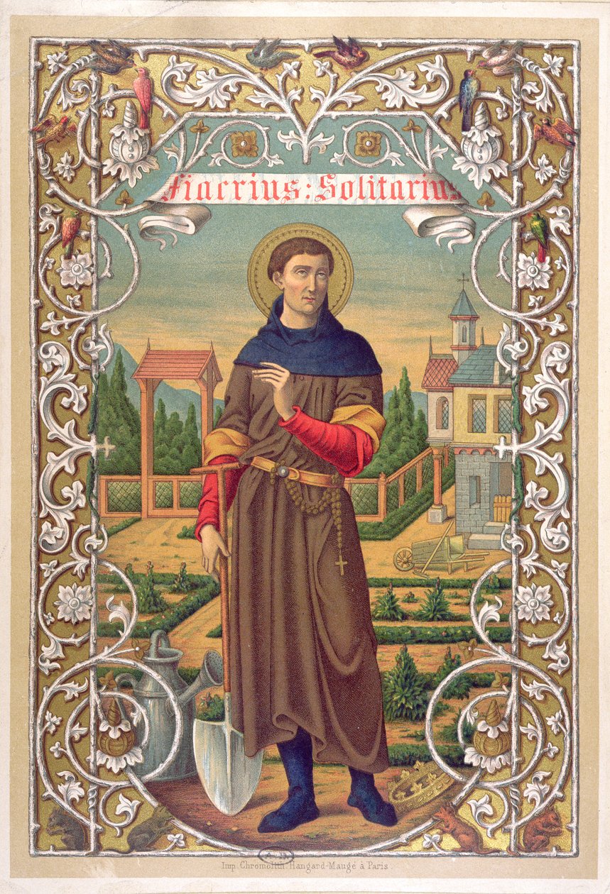 św. Fiakra (zm.670) autorstwa French School