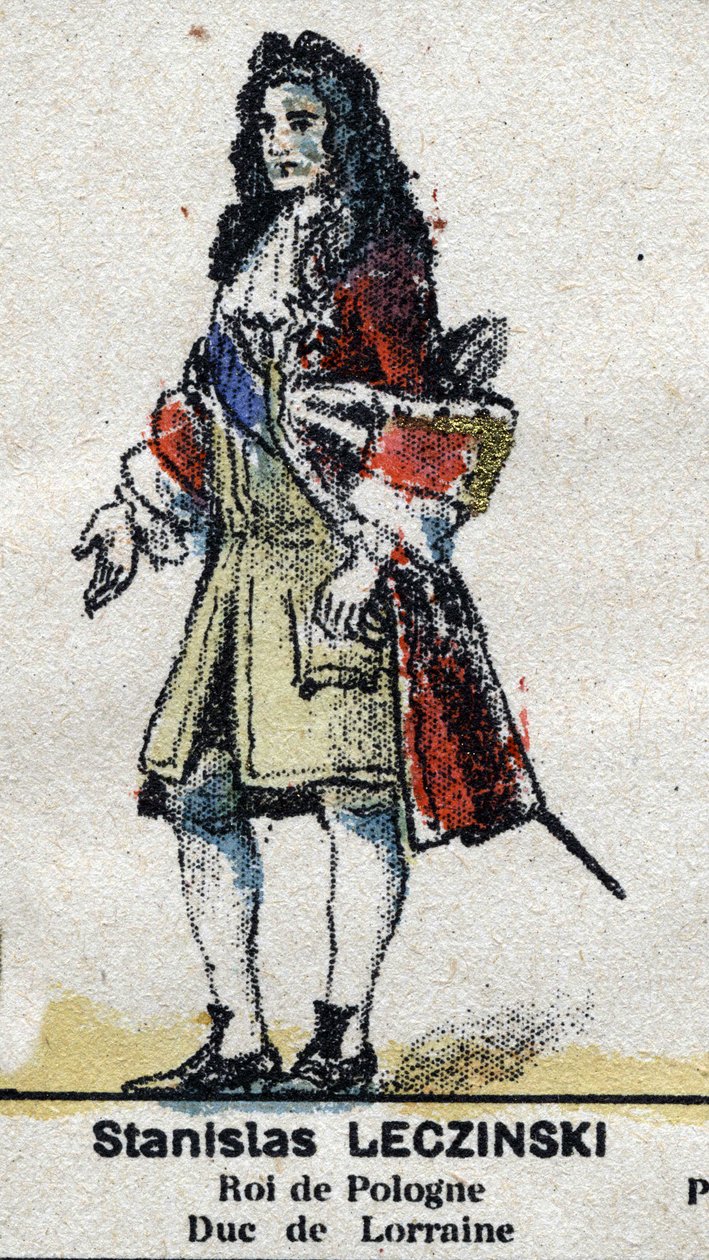 Stanisław I Leszczyński (1677-1766), książę lotaryński i barski, król Polon. autorstwa French School