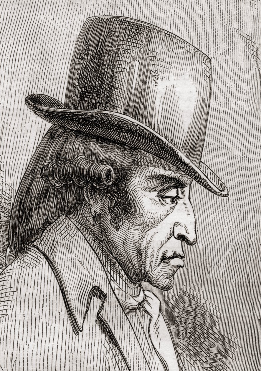 Stanislas Marie Maillard, rytowany przez J. Gaucharda wg Bocourt, z „Histoire de la Revolution Francaise” Louisa Blanca (1811-82) autorstwa French School