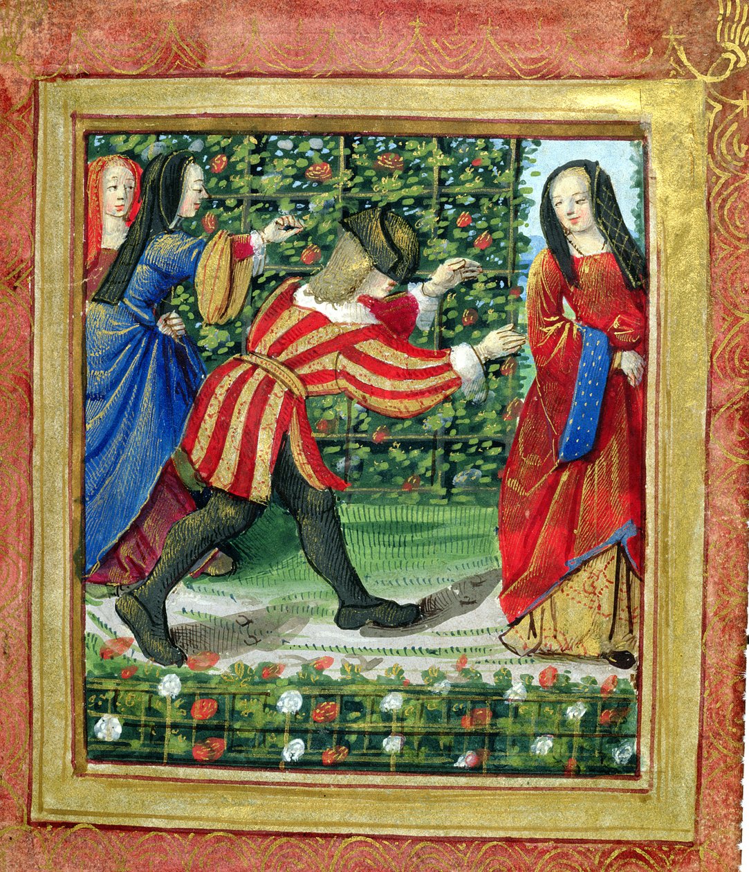 Stowe 955 f.7 Mężczyzna i kobieta grający Blind Man