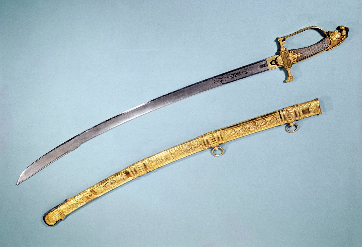 Miecz podarowany Napoleonowi I (1769-1821) przez Dyrekcję (metal) autorstwa French School