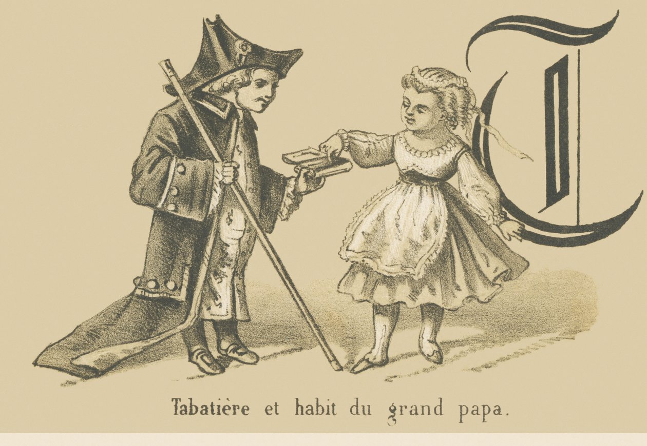 T: Tabaka i Płótno Wielkiego Tatusia autorstwa French School