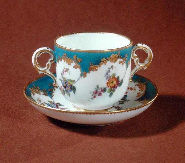 Tasse toaletę, warsztat Vincennes (porcelana) autorstwa French School