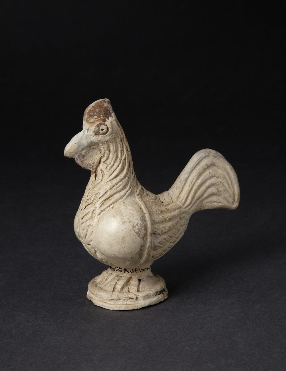 Terakotowa figura koguta (ceramika) autorstwa French School