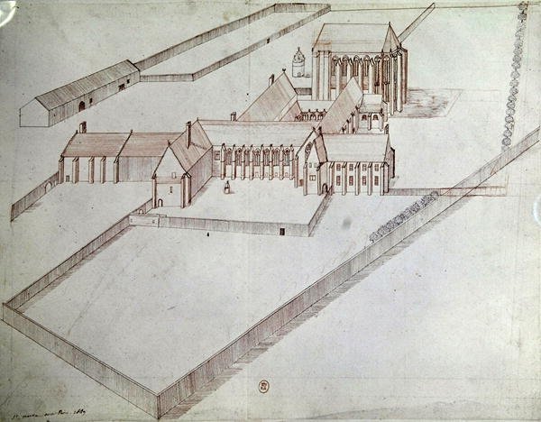 Opactwo Saint-Martin-aux-Bois autorstwa French School