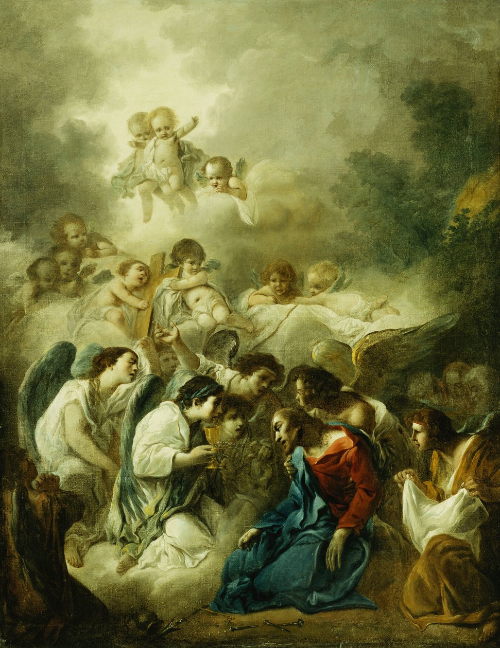 Agonia w ogrodzie, autorstwa French School