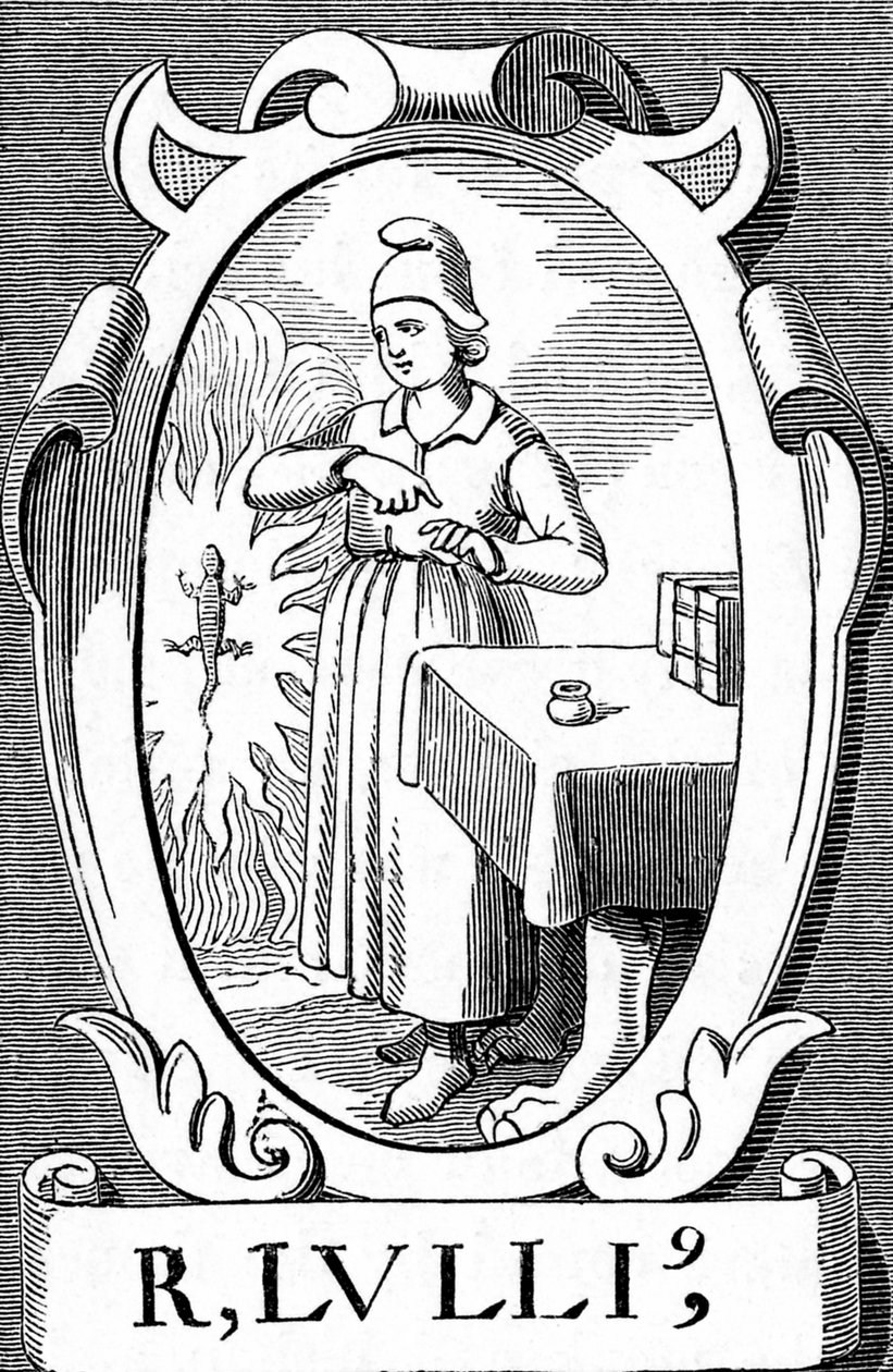 Alchemik Raymond Gulli autorstwa French School