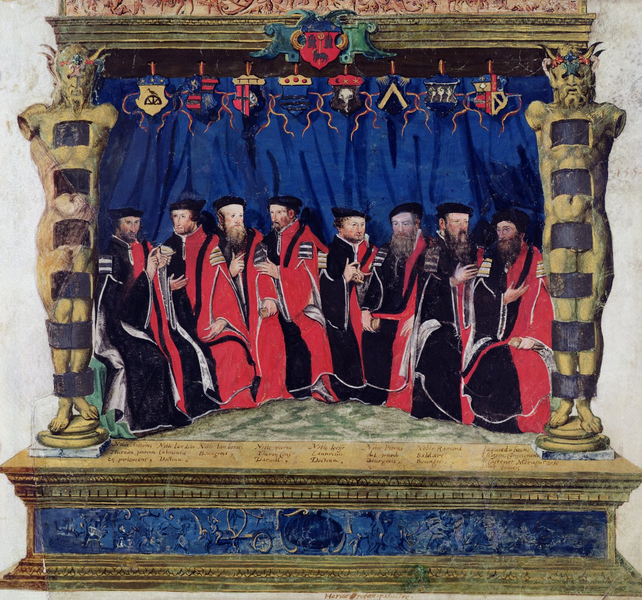 Radni Tuluzy, 1554-55 autorstwa French School