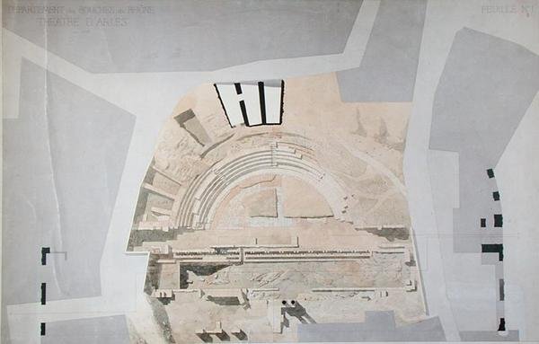Amfiteatr w Arles autorstwa French School