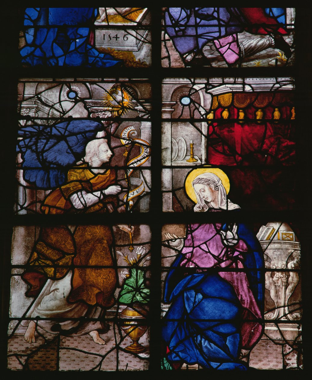 Zwiastowanie, 1546 autorstwa French School