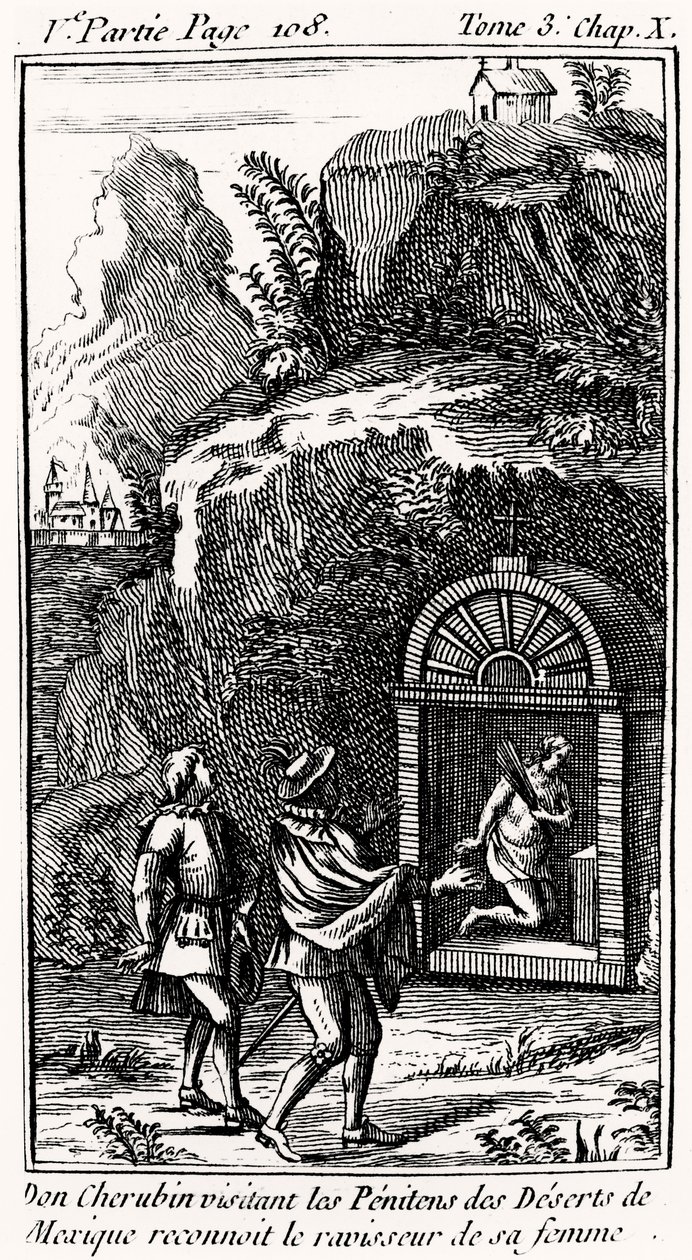 „Kawaler z Salamanki”, c.1759 (rycina) autorstwa French School
