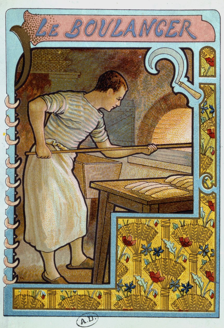 Piekarz, 1899 autorstwa French School