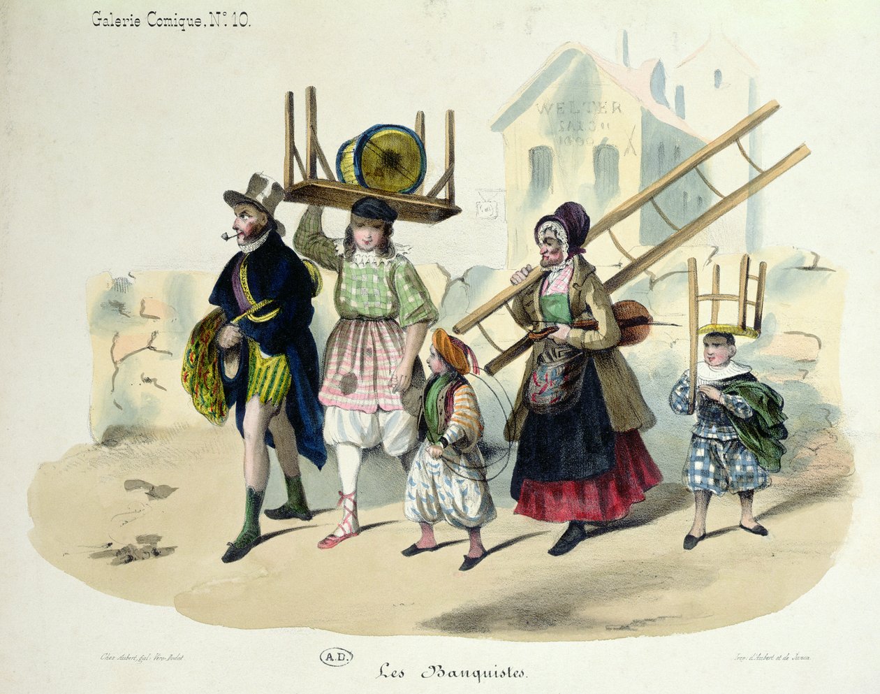 Bankiety, ok. 1820-30 autorstwa French School