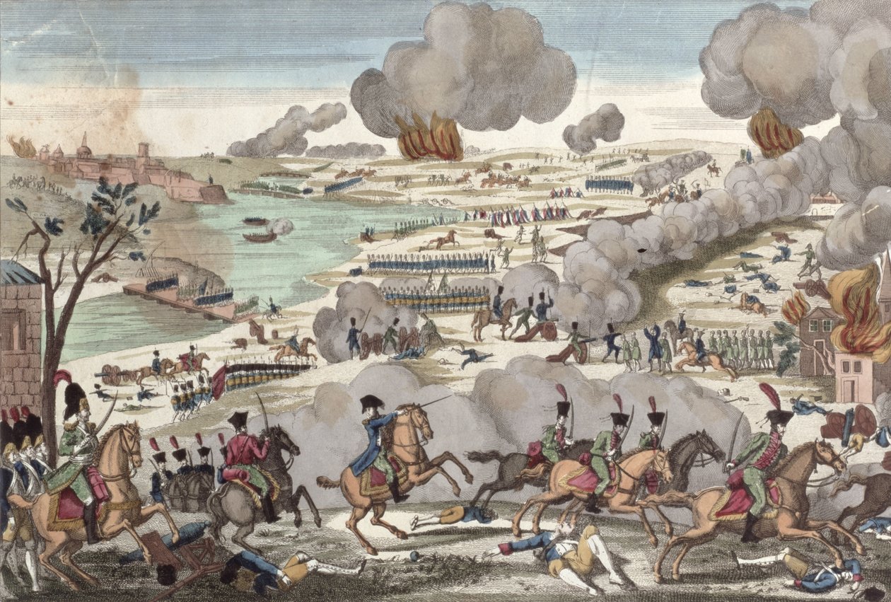 Bitwa pod Wagram, 6 lipca 1809 autorstwa French School