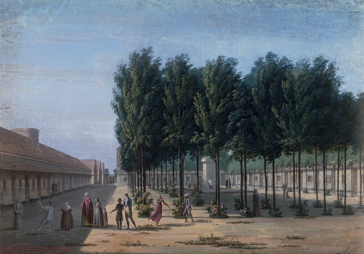 Azyl Bicetre w Paryżu autorstwa French School
